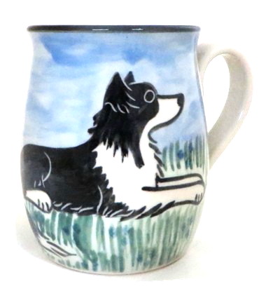 Border Collie -Deluxe Mug - Click Image to Close